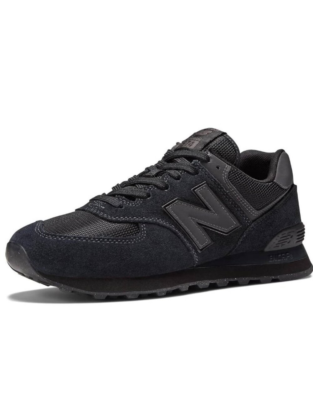 NEW  New Balance Men's 574 Core Sneaker, Black/Black
